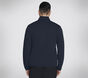 The Hoodless Hoodie Ottoman Jacket, BLUE / RED, large image number 1