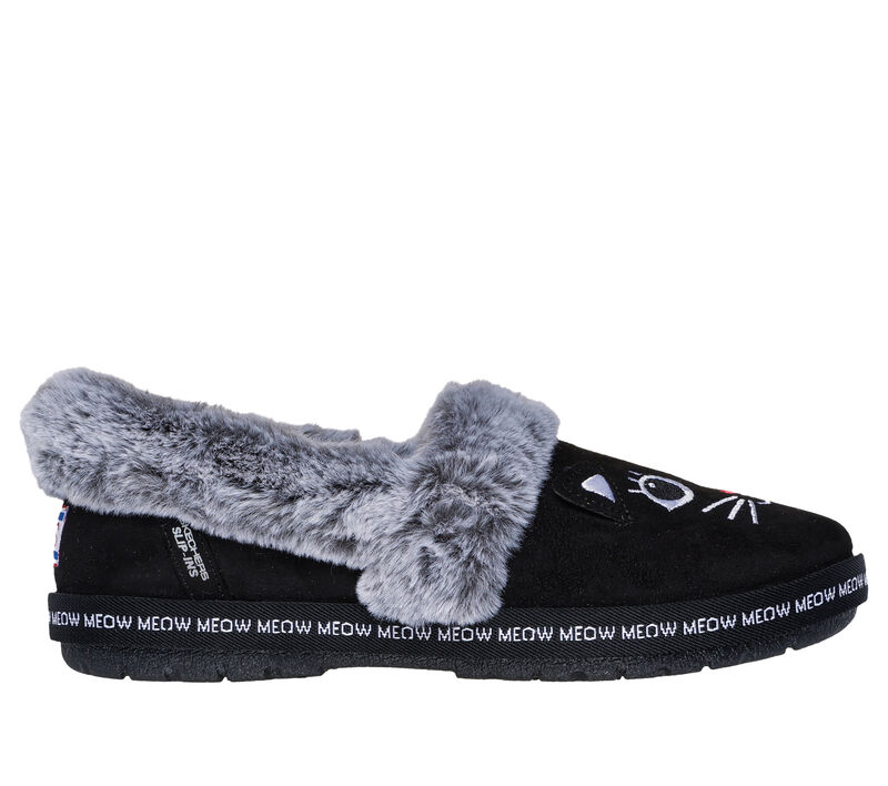 Skechers Slip-ins: BOBS Too Cozy - Meow PJ's, BLACK, largeimage number 0