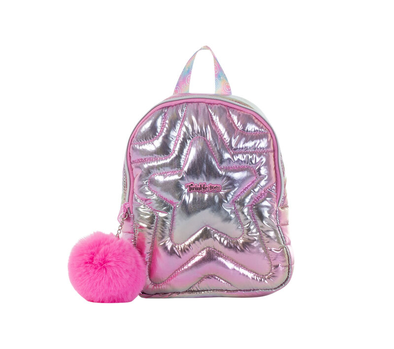 Twinkle Toes: Puffy Mini Backpack, RŮŽOVÝ, largeimage number 0