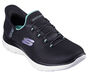 Skechers Slip-ins: Summits - Diamond Dream, CERNÁ / TYRKYSOVÁ, large image number 4