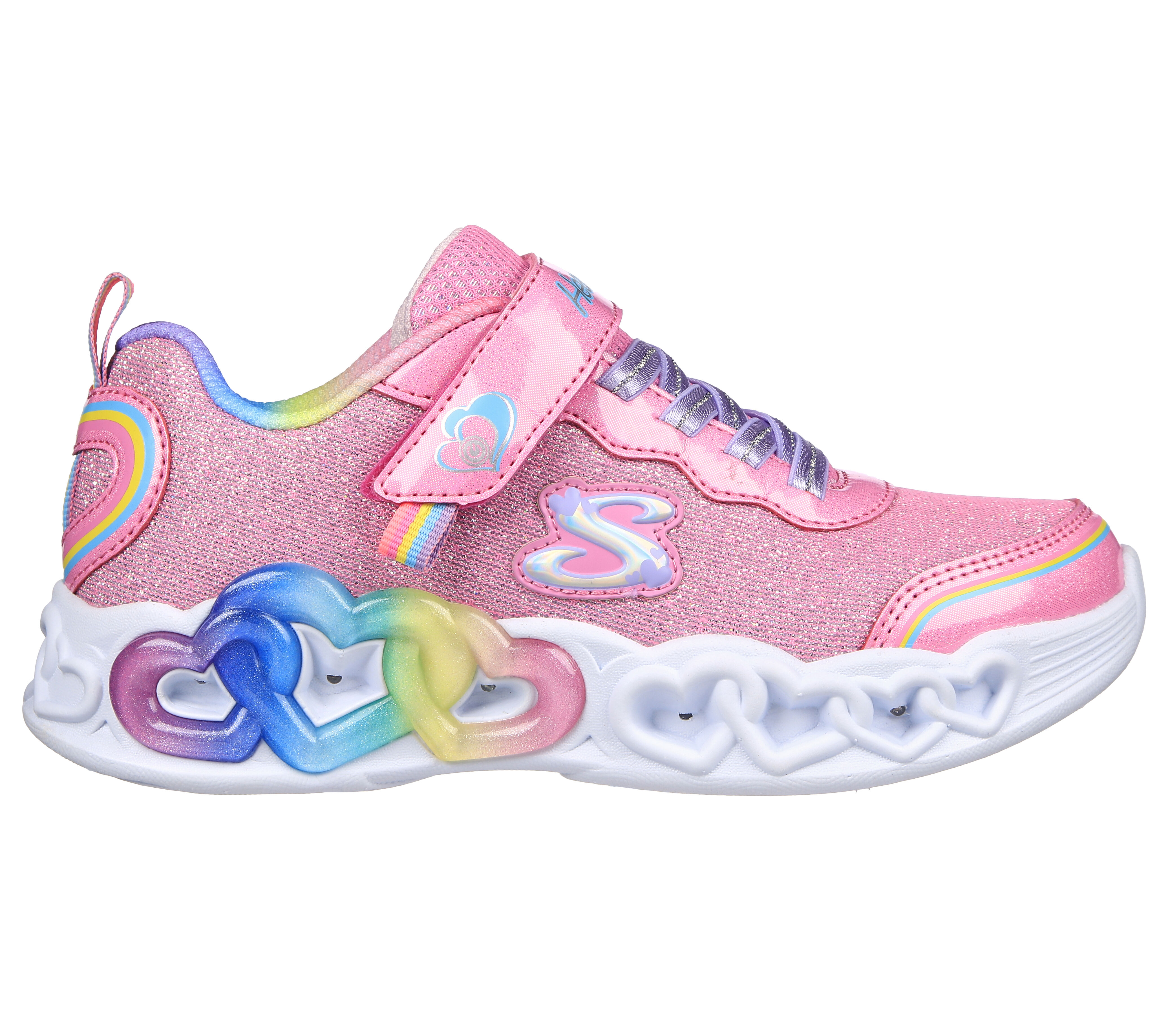 Heart 2025 lights skechers