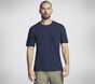 SKECH-BREEZE Slub Pocket Tee, TMAVE MODRÁ, large image number 0