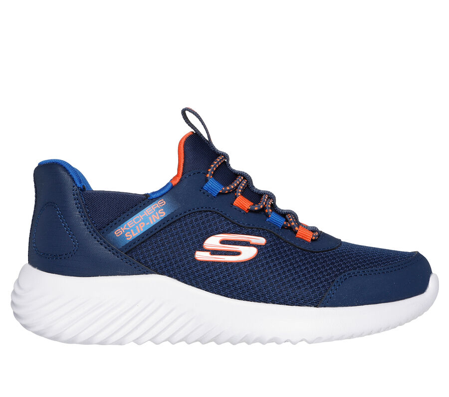 Skechers Slip-ins: Bounder - Brisk-Burst, TMAVE MODRÁ / MODRÝ, largeimage number 0