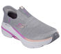 Skechers Slip-ins: Max Cushioning Arch Fit 2.0 - Cambridge, ŠEDÁ / RŮŽOVÝ, large image number 4