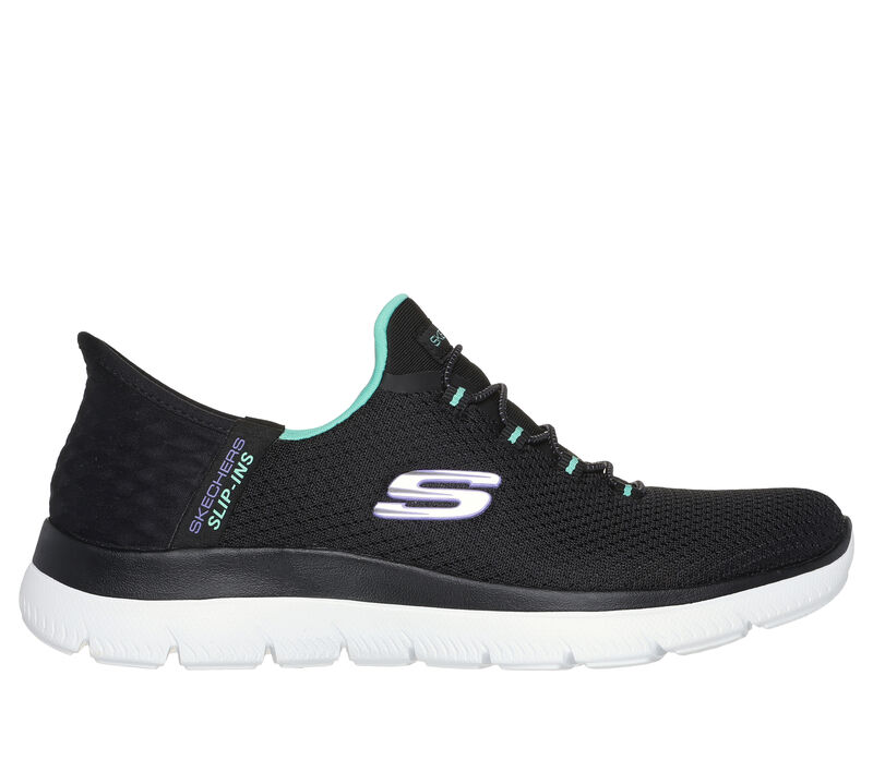 Skechers Slip-ins: Summits - Diamond Dream, CERNÁ / TYRKYSOVÁ, largeimage number 0