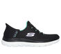 Skechers Slip-ins: Summits - Diamond Dream, CERNÁ / TYRKYSOVÁ, large image number 0