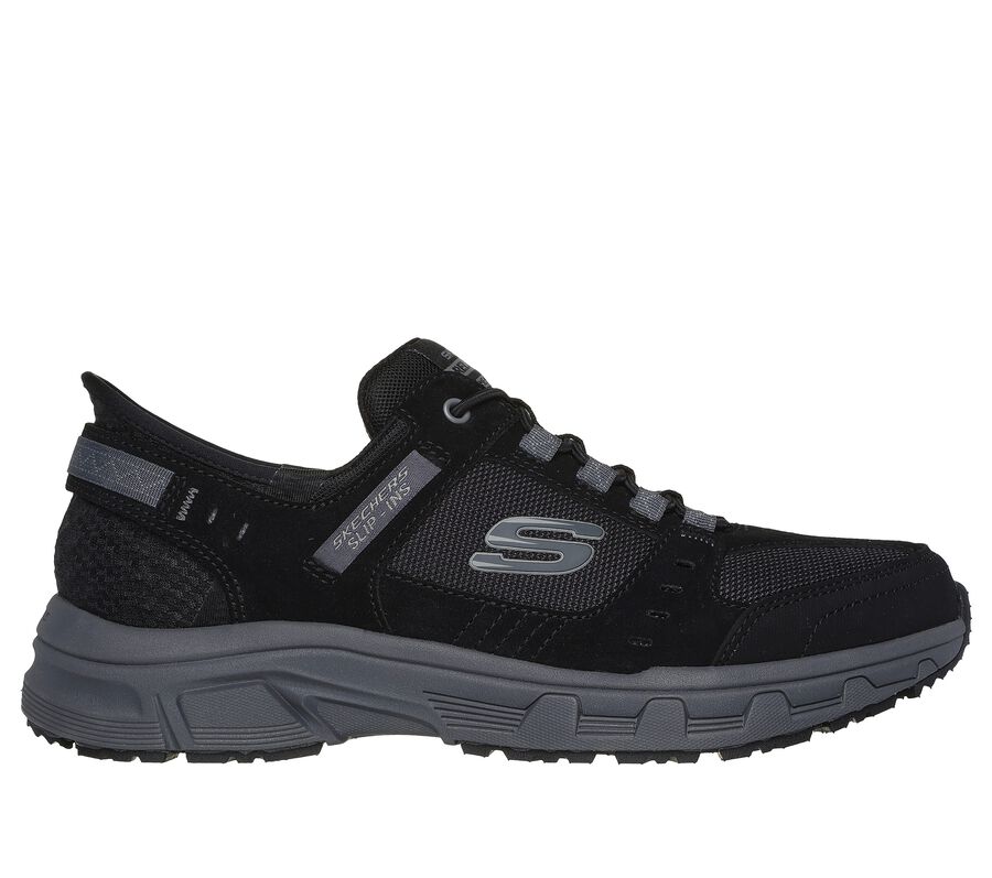 Skechers Slip-ins RF: Oak Canyon, CERNÁ / SEDÁ UHLÍKOVÁ, largeimage number 0