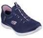 Skechers Slip-ins Waterproof: Summits - Best Choice, TMAVE MODRÁ / KORÁL, large image number 4