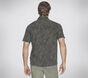 The GO WALK Air Printed Short Sleeve Shirt, STRÍBRNÁ / MULTI, large image number 1