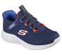 Skechers Slip-ins: Bounder - Brisk-Burst, TMAVE MODRÁ / MODRÝ, large image number 4