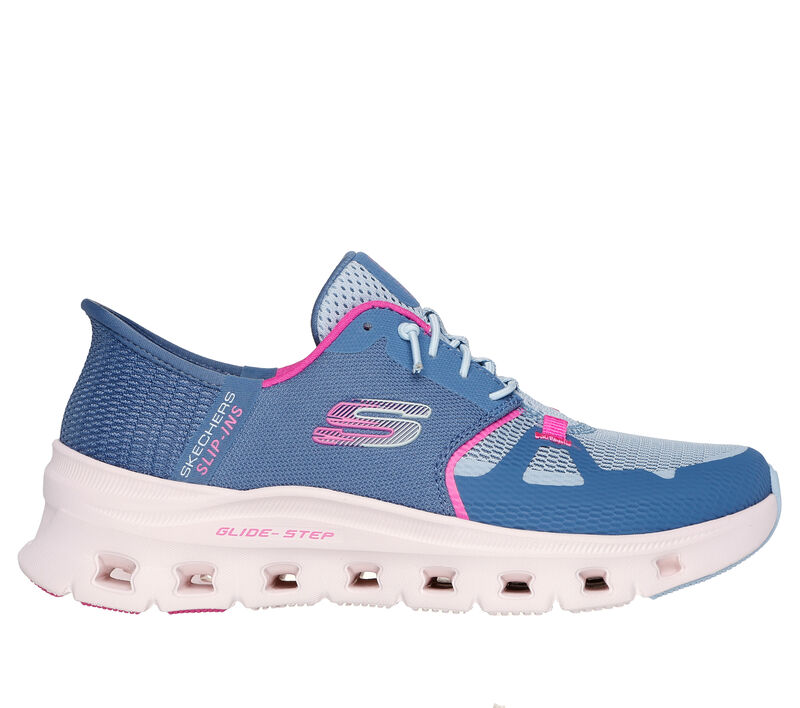 Skechers Slip-ins: Glide-Step Pro, SEDÁ MODRÁ / RUZOVÁ, largeimage number 0