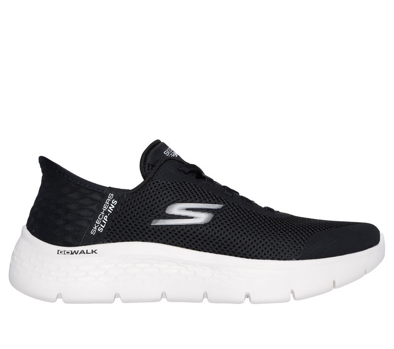 Skechers Slip-ins: GO WALK Flex - Grand Entry, ČERNÁ / BÍLÝ, largeimage number 0