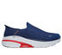 Skechers Slip-ins: Max Cushioning Arch Fit 2.0, TMAVE MODRÁ / CERVENÝ, swatch