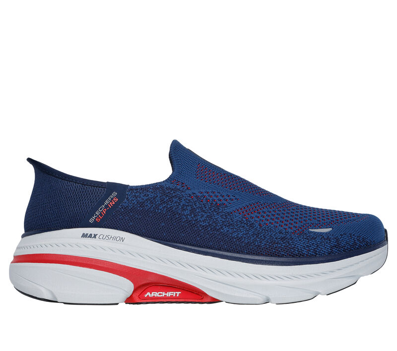 Skechers Slip-ins: Max Cushioning Arch Fit 2.0, TMAVE MODRÁ / CERVENÝ, largeimage number 0