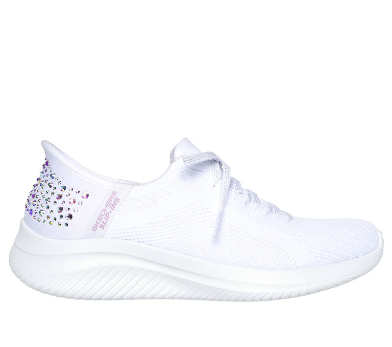 Skechers Slip-ins: Ultra Flex 3.0 - Shining Glitz, BÍLÝ, largeimage number 0