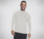 Kane 1/4 Zip, WHITE / WHEAT, large image number 0