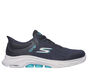 Skechers Slip-ins: GO WALK 7 - Valin, CERNÁ / AQUA, large image number 0