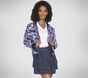 Misty Floral Reversible Jacket, BLUE / LAVENDER, large image number 0