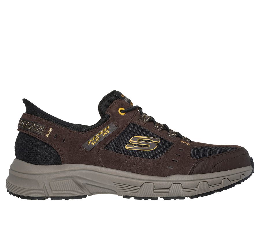 Skechers Slip-ins RF: Oak Canyon, BROWN / BLACK, largeimage number 0